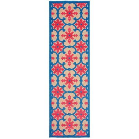 Oriental Weavers Cayman 190L9 2x8 Runner - Sand/ Pink-Polypropylene C190L9068230ST